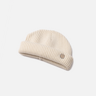 Grow More Button Beanie - White